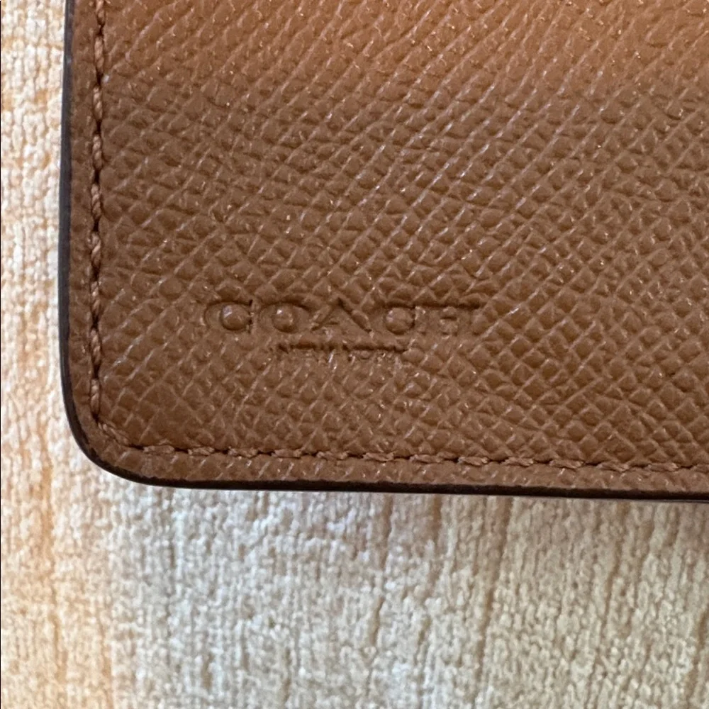 Coach Brown Leather Pouch - Picture 5 of 11